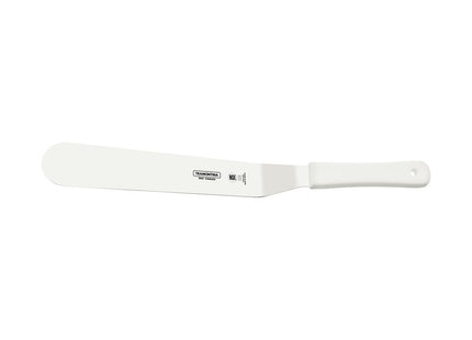 Espátula para Repostería Tramontina Profissional Master con Lámina en Acero Inoxidable y Mango de Polipropileno Blanco 10"