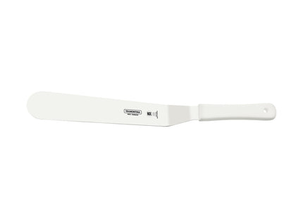 Espátula para Repostería Tramontina Profissional Master con Lámina en Acero Inoxidable y Mango de Polipropileno Blanco 10"