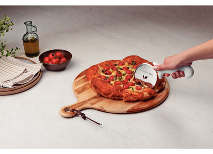Cortador de Pizza Tramontina Profissional Master con Lámina en Acero Inoxidable y Mango de Polipropileno Blanco