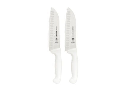 Juego de Cuchillos Tramontina Professional Master con Láminas de Acero Inoxidable y Mangos de Polipropileno Blanco 2 Piezas