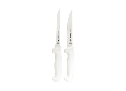 Juego de Cuchillos Tramontina Professional Master con Láminas de Acero Inoxidable y Mangos de Polipropileno Blanco 2 Piezas