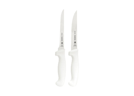 Juego de Cuchillos Tramontina Professional Master con Láminas de Acero Inoxidable y Mangos de Polipropileno Blanco 2 Piezas