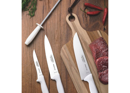 Juego de Cuchillos para Asado Tramontina de Acero Inoxidable con Mango de Polipropileno 4 Piezas