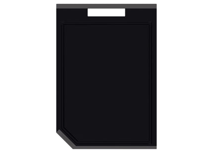 Tabla de Corte Tramontina Churrasco Black en Polipropileno Negro