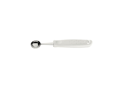 Boleador Tramontina Utilità en Acero Inoxidable con Mango de Polipropileno Blanco 2.9 cm