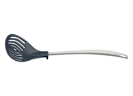 Espumadera Tramontina Movin en Nylon Gris con Mango de Acero Inoxidable Gris