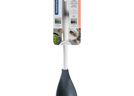Cuchara para Servir Tramontina Movin en Nylon con Mango de Acero Inoxidable Gris
