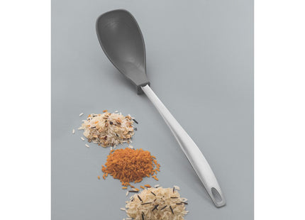 Cuchara para Servir Tramontina Movin en Nylon con Mango de Acero Inoxidable Gris