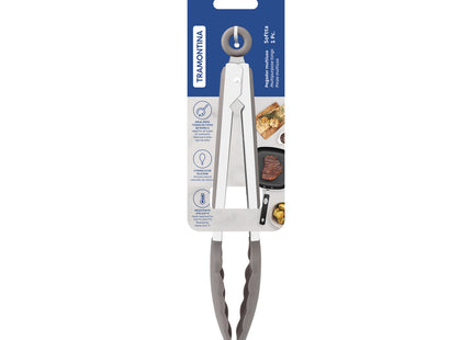 Pinza Multiuso Tramontina Softta de Silicona Gris 27 cm