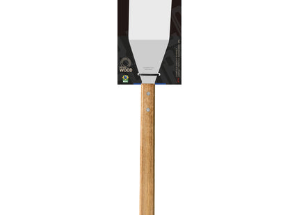 Espátula Tramontina Asado con Lámina de Acero Inoxidable y Mango de Madera 48 cm