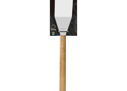 Espátula Tramontina Asado con Lámina de Acero Inoxidable y Mango de Madera 48 cm