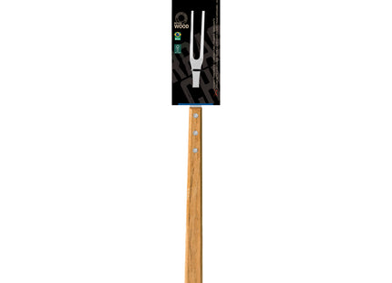 Tenedor Trinchante Tramontina Churrasco con Lámina de Acero Inoxidable y Mango de Madera 46 cm