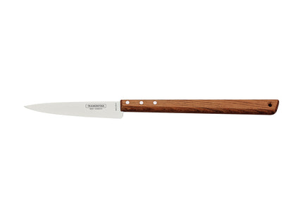 Cuchillo Trinchante Tramontina Churrasco con Lámina de Acero Inoxidable y Mango de Madera 7"