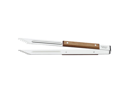 Pinza para Carne Tramontina Asado con Lámina de Acero Inoxidable y Mango de Madera 37 cm