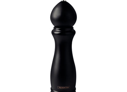 Molinillo de Sal o Pimienta Tramontina Churrasco Black en Cerámica con Recipiente de Madera 8"