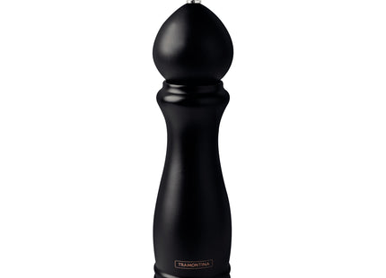 Molinillo de Sal o Pimienta Tramontina Churrasco Black en Cerámica con Recipiente de Madera 8"
