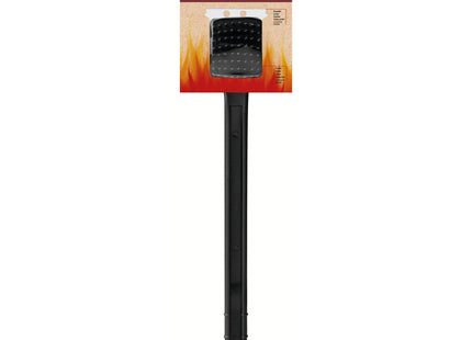 Cepillo Tramontina Churrasco con Cerdas de Acero Inoxidable y Mango de Polipropileno Negro 44 cm
