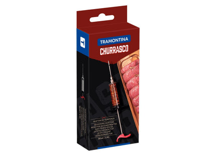 Inyector de condimentos Tramontina de acrílico/polipropileno y acero inoxidable, 30 ml.