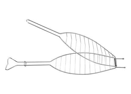 Parrilla Tramontina Churrasco de acero inoxidable de 66x16 cm