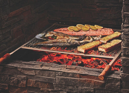 Parrilla Tramontina Churrasco de Acero Inoxidable 83.5 x 60 cm