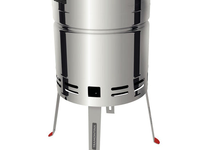 Grill a Carbón Tramontina TCP 400 de Acero Inoxidable con Bandeja para Carbón de Acero Esmaltado