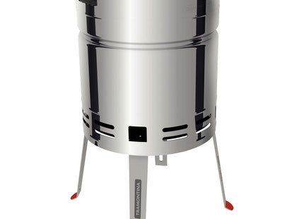 Grill a Carbón Tramontina TCP 400 de Acero Inoxidable con Bandeja para Carbón de Acero Esmaltado