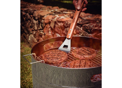 Grill a Carbón Tramontina TCP 400 de Acero Inoxidable con Bandeja para Carbón de Acero Esmaltado