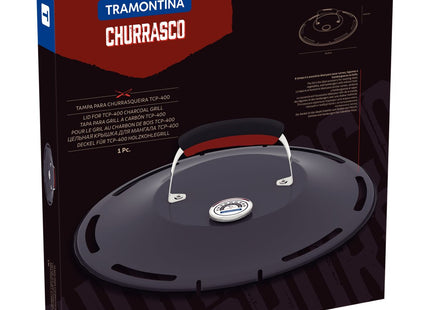 Tapa para Grill a Carbón TCP-400 Tramontina en Acero Carbono Esmaltado