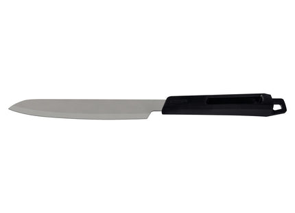 Cuchillo Trinchante Tramontina Churrasco Black con Lámina de Acero Inoxidable y Mango de Polipropileno Negro 8"