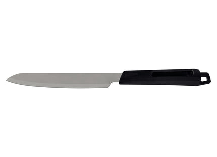 Cuchillo Trinchante Tramontina Churrasco Black con Lámina de Acero Inoxidable y Mango de Polipropileno Negro 8"
