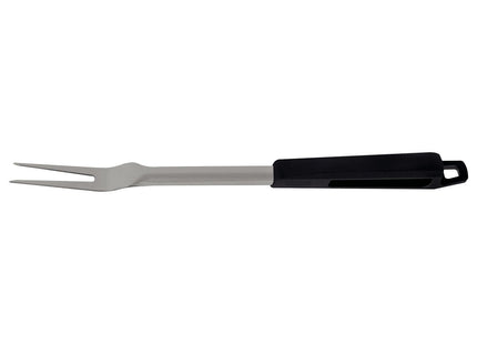 Tenedor Trinchante Tramontina Churrasco Black con Lámina en Acero Inoxidable y Mango de Polipropileno Negro