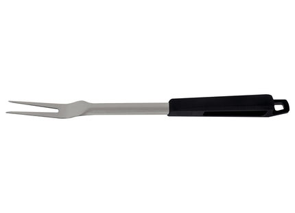 Tenedor Trinchante Tramontina Churrasco Black con Lámina en Acero Inoxidable y Mango de Polipropileno Negro
