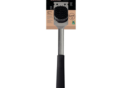 Cepillo para Limpiar Tramontina Churrasco Black en Acero Inoxidable y Mango de Polipropileno Negro con Raspador