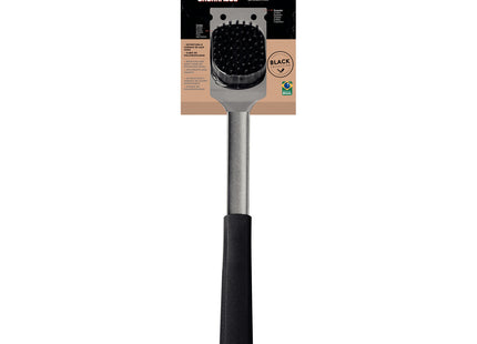 Cepillo para Limpiar Tramontina Churrasco Black en Acero Inoxidable y Mango de Polipropileno Negro con Raspador