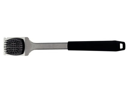 Cepillo para Limpiar Tramontina Churrasco Black en Acero Inoxidable y Mango de Polipropileno Negro con Raspador