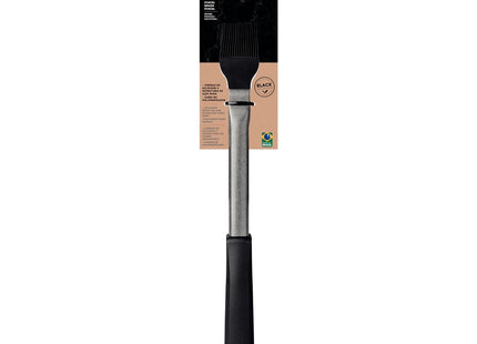 Pincel Tramontina Churrasco Black con Cerdas en Silicona Estructura en Acero Inoxidable y Mango de Polipropileno Negro