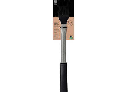 Pincel Tramontina Churrasco Black con Cerdas en Silicona Estructura en Acero Inoxidable y Mango de Polipropileno Negro