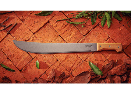 Machete Tramontina con Lámina en Acero al Carbono y Mango de Madera 20"