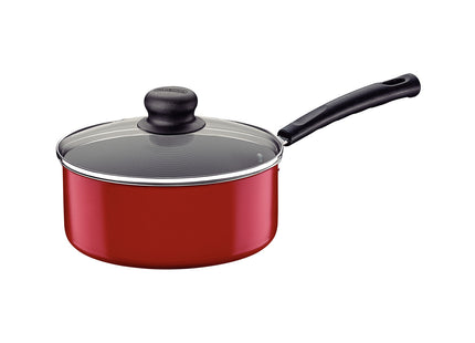 Olla Tramontina en Aluminio con Revestimiento Interno con Antiadherente Starflon Max y Externo de Poliéster Rojo 18 cm 1.9 L