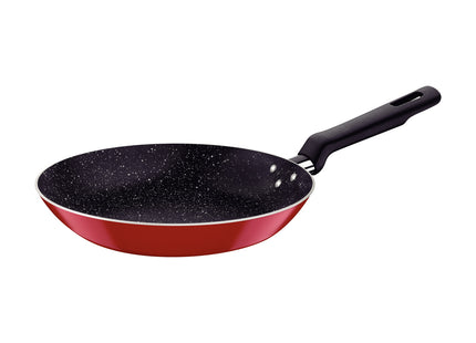 Sartén Tramontina Roch en Aluminio con Revestimiento Interno Antiadherente Starflon Max y Externo Siliconado Rojo 26 cm 1.8 L