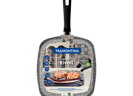Bifera Lisa Tramontina Rivoli en Aluminio con Revestimiento Interno Antiadherente Starflon Max con Mango Baquelita 26 cm 1 L