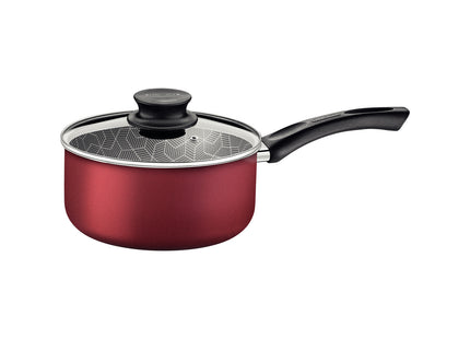 Olla Tramontina Rivoli en Aluminio con Revestimiento Interno y Externo Antiadherente Starflon Max con Tapa de Vidrio 18 cm 2.1 L