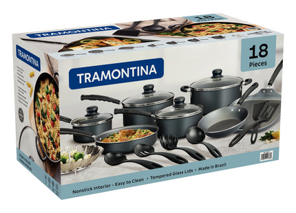 Kit Cocina Tramontina Primaware 18 Piezas Grafito