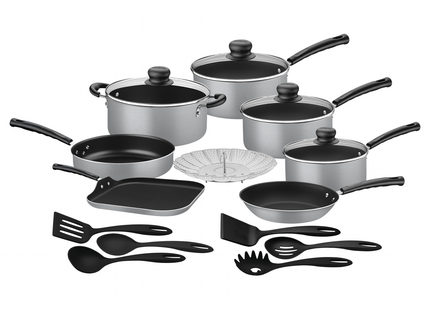 Kit Cocina Tramontina Primeware 18 Piezas Gris