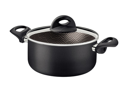Juego de Cocina Tramontina en Aluminio con Revestimiento Interno y Externo en Antiadherente Starflon Max Negro 16 Piezas