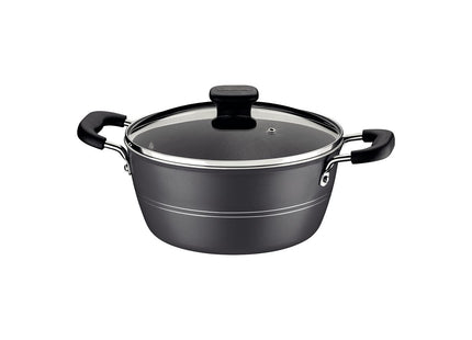 Batería de cocina Tramontina en aluminio con revestimiento interno y externo de antiadherente Starflon Excellent 10 piezas