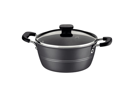 Batería de cocina Tramontina en aluminio con revestimiento interno y externo de antiadherente Starflon Excellent 10 piezas