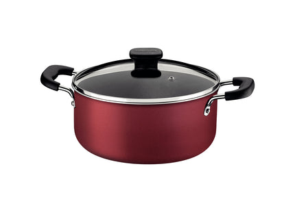 Batería de Cocina Tramontina Sicília en Aluminio con Revestimiento Interno y Externo en Antiadherente Starflon Excellent Rojo 6 Piezas