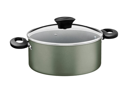 Batería de Cocina Tramontina Michigan en Aluminio con Revestimiento Interno y Externo Antiadherente Starflon Max Verde 9 Piezas