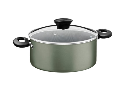 Batería de Cocina Tramontina Michigan en Aluminio con Revestimiento Interno y Externo Antiadherente Starflon Max Verde 13 Piezas